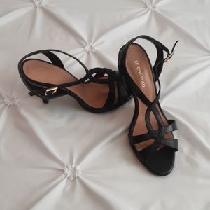 BNWOT - Le Chateau Black High Heel Sandals